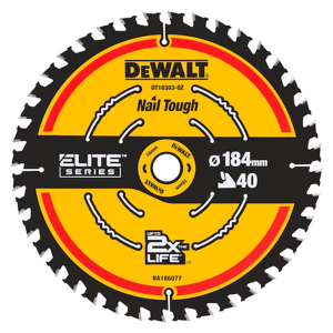 Dewalt DT10303 185 mm 40 Diş Elmas Testere Bıçağı – Ahşap İçin Hassas Kesim