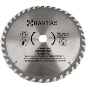 Haktaş HKT-117 Elmas Sunta Testere Bıçağı – 300 mm x 40T x 30 mm, Sertleştirilmiş Dişler, Sunta ve Ahşap Kesimi İçin İdeal