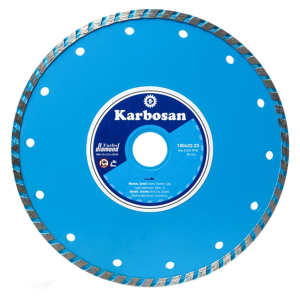 Karbosan 180x2.0x22.23 mm Turbo Elmas Kesici Disk (Model 950310)